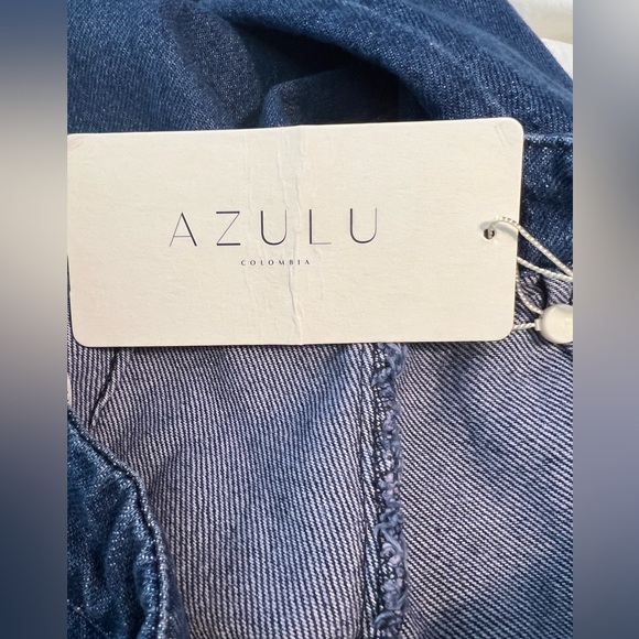 ANTHROPOLOGIE AZULU FRINGE WIDE LEG JEANS🌹 - Picture 7 of 8